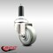 Service Caster 3 Inch 316SS Gray Polyurethane Wheel Swivel 1-1/8 Inch Expanding Stem Caster SCC-SS316EX20S314-PPUB-118 - alternate 2